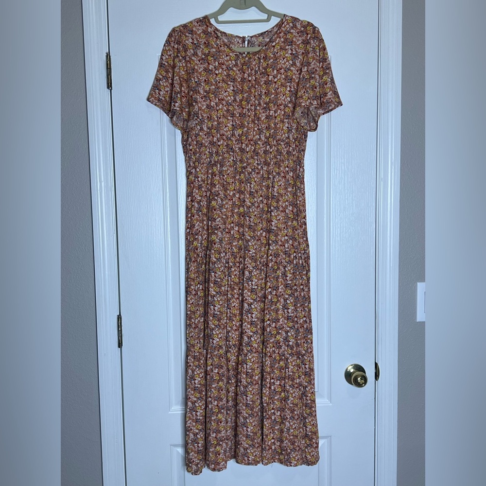 Floral Print Maxi Dress
